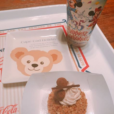 キャラメルロールケーキ スーベニアプレート付き