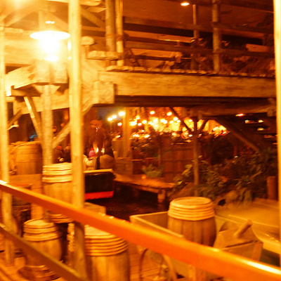 カリブの海賊船乗り場