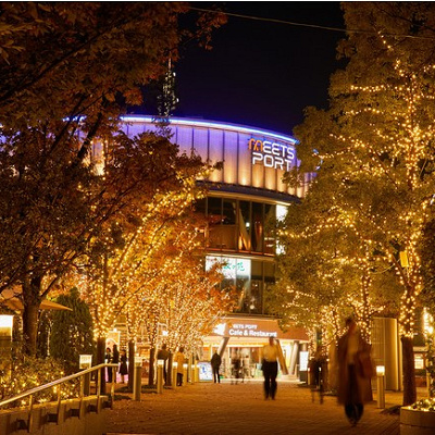 シャンパンゴールドイルミネーション