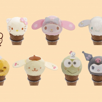 キャラクターのアイスクリーム