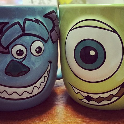 キャラクターのマグカップ