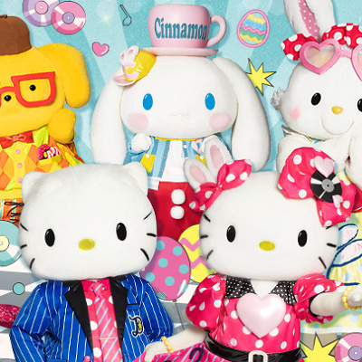 イースター衣装のキャラクター