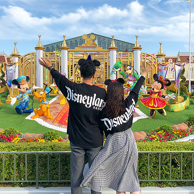 激安のディズニー双子コーデ