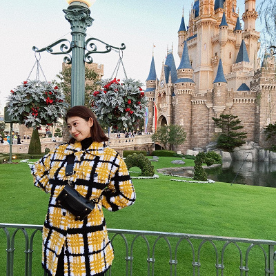 チェックコーデ