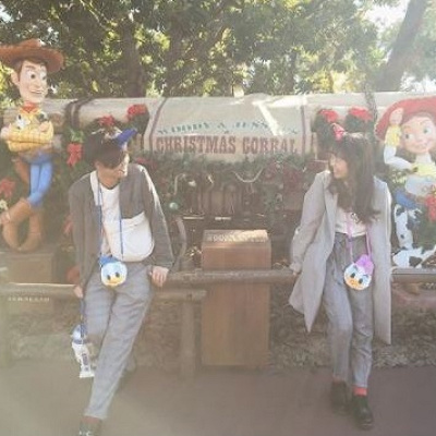 チェックパンツコーデ