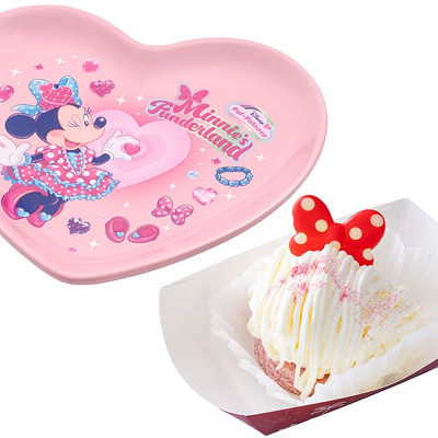 チーズモンブラン、スーベニアプレート付き