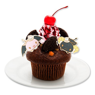 チェリーベリーの小悪魔マフィン