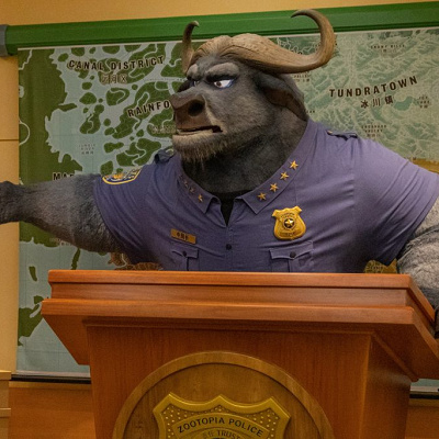 ボゴ署長のオーディオアニマトロニクス