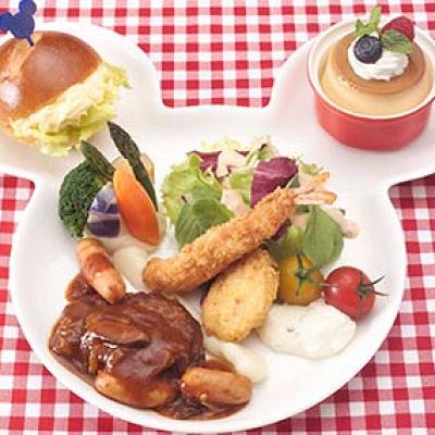 ルームサービスのお子様メニュー（イメージ）