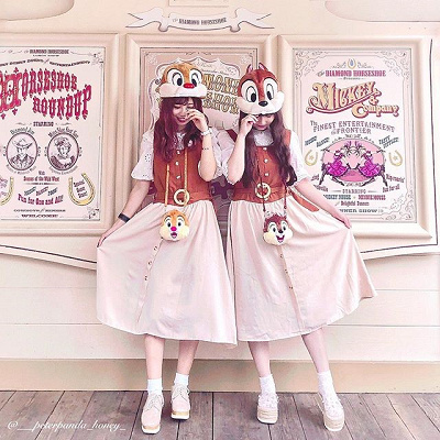 チップとデールのバウンドファッション