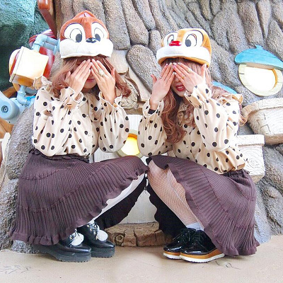 チップとデールコーデ