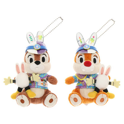 チップ&デール　ぬいぐるみバッジ（イースター）
