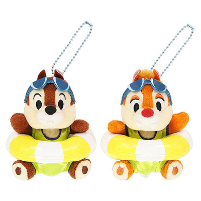 チップ＆デールぬいぐるみバッジセット（SuiSui Summerグッズ）
