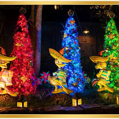 ディズニーシーのクリスマスデコレーション