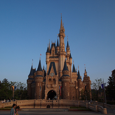 シンデレラ城はディズニーの目印！