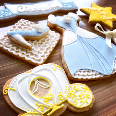 シンデレラモチーフのクッキー