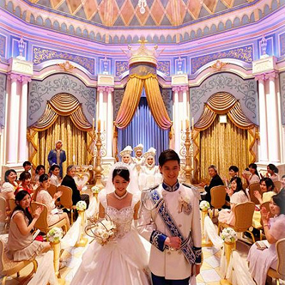 シンデレラ城の挙式