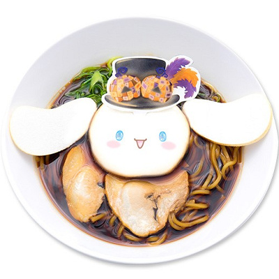 シナモンのブラックハロウィンラーメン