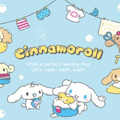 シナモンの限定デザイン　洗濯シリーズ