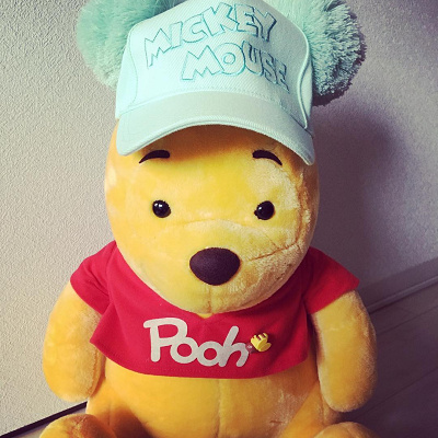 定番のプーさんぬいぐるみ