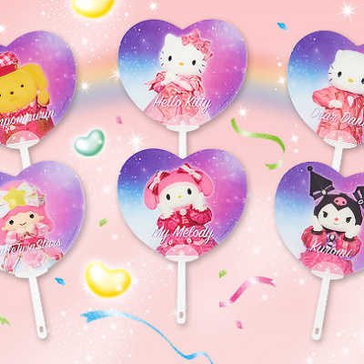 クリアミニうちわ