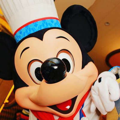 ミッキーが間近に！