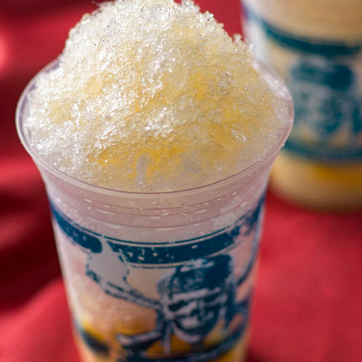 カクテル・シェイブアイス（ウイスキー&レモンジンジャー）