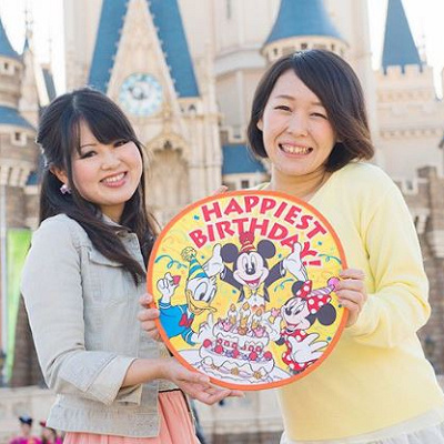 バースデーフォトサインを持って記念写真☆