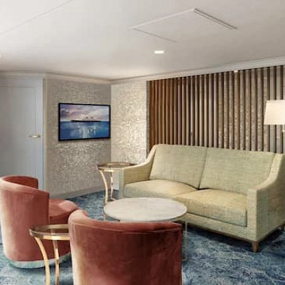 コンシェルジュ：ファミリーオーシャンビューのリビング