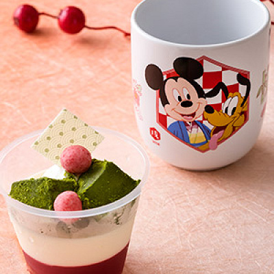 練乳ムース＆ストロベリーゼリー