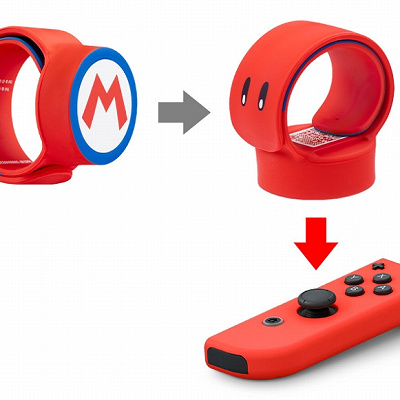 パワーアップバンドでタッチすると任天堂Switchとつながる