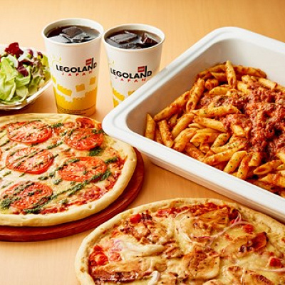 「コーラルリーフ・ピッツア・アンド・パスタ・ビュッフェ」のメニュー