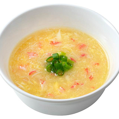蟹と玉子のスープ