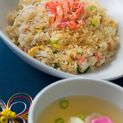 蟹チャーハン