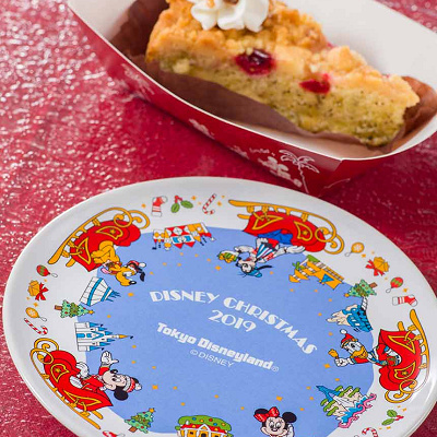 クランベリー&紅茶のケーキ、スーベニアプレート付き