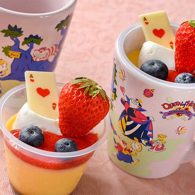 カスタードプリン、スーベニアカップ付き