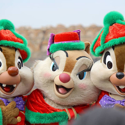 デール、クラリス、チップ