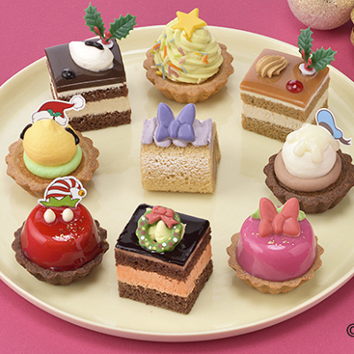 ＜ディズニー＞クリスマス・コレクション（9個入）[プチケーキ]　