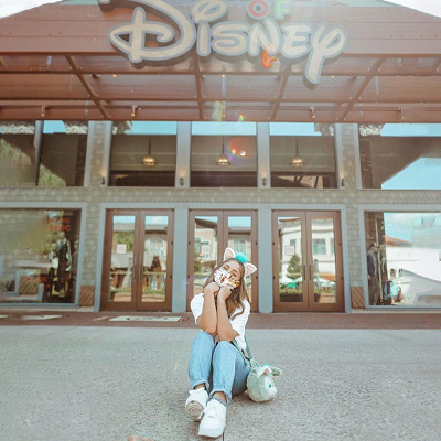 ディズニー布マスク