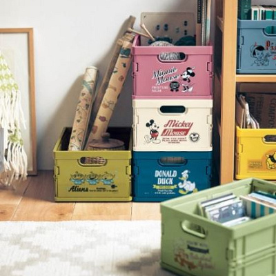ディズニー折りたたみコンテナ
