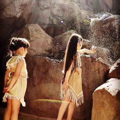 ディズニープリンセスの仮装：ポカホンタス