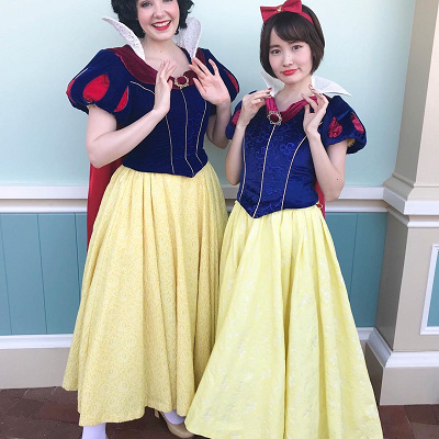 ディズニープリンセスの仮装：白雪姫