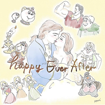 ディズニープリンセスイラスト集⑤：美女と野獣