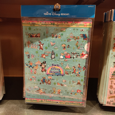 クリアファイル（ディズニーリゾートデザイン）