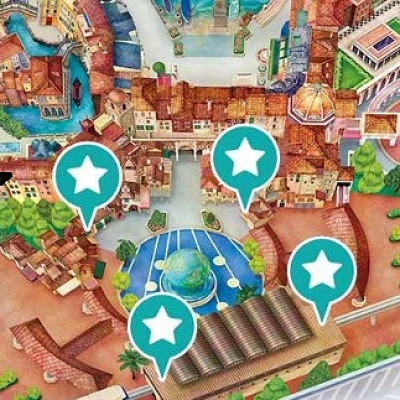 ディズニーシーのパーク外コインロッカーマップ