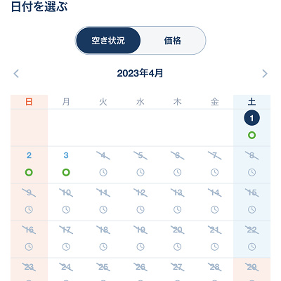 ディズニーチケット予約手順④