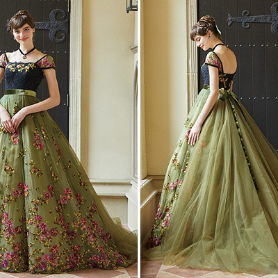 ディズニーウエディングドレス：アナ