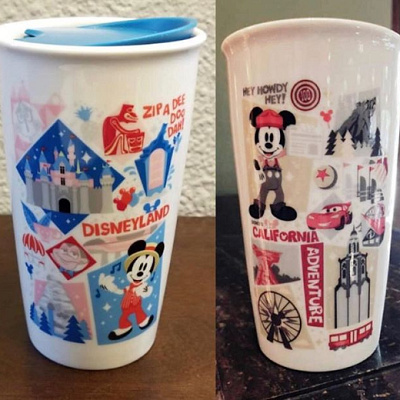 ディズニーランド＆カリフォルニアアドベンチャーの新デザインタンブラー