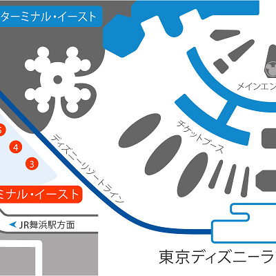 ディズニーランド10番乗り場
