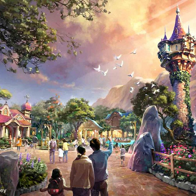 ディズニーシー拡張：『塔の上のラプンツェル』エリア 